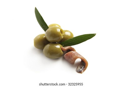 Anchovy Stuffed Olives