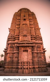 Ancient 9th Century CE Bramehswara Temple dedicated to Lord Shiva at Bhubaneswar, Odisha, India. 