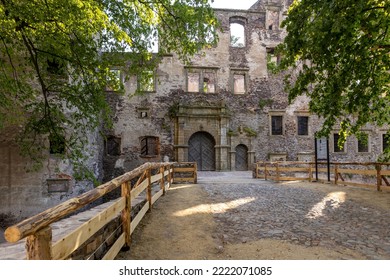 Ancient Abandoned Castle In The Forest