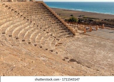 Ancient amphitheater in Kourion, Cyprus