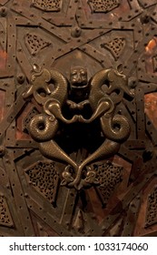 An Ancient Artistic Door Hadle From Turkish And Islamic Arts Museum