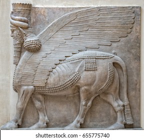 Ancient Babylonia and Assyria sculpture painting from Mesopotamia