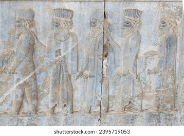 Ancient bas-relief from Persepolis, Iran - Powered by Shutterstock