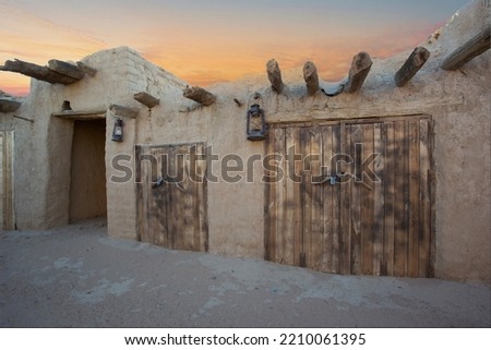 Ancient Bedouin buildings and castles