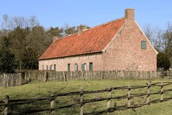 Ancient Brick Farmhouse In Bokrijk, Genk, Belgium