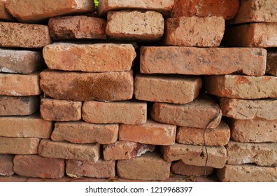 Ancient brick wall  texture background