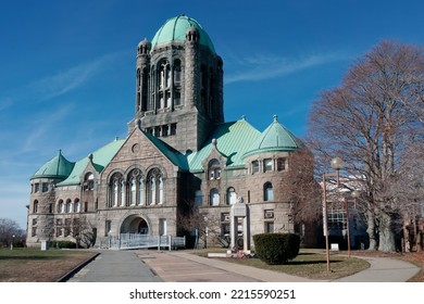 Ancient bristol county superior courthouse Taunton MA USA - Shutterstock ID 2215590251