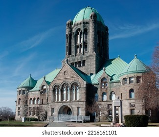 Ancient Bristol County Superior Courthouse Taunton MA USA