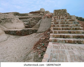 Ancient Buddhist Stupa At Mohenjo Daro