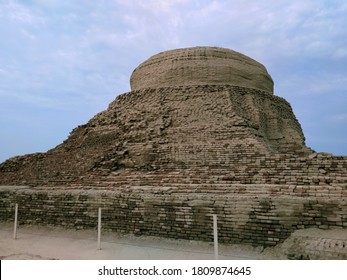 Ancient Buddhist Stupa At Mohenjo Daro