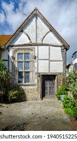 Ancient building in the Old Town in Hastings, Sussex, UK