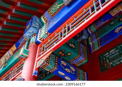 Ancient buildings of luxurious ancient Chinese traditional royal gardens - Powered by Shutterstock