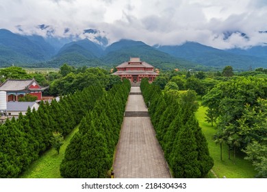 Ancient buildings and tourist attractions in Santa Park, Dali City, Yunnan Province, China - Shutterstock ID 2184304343