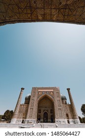 Ancient Built University In The Heart Of The Silk Road, Samarkand, Uzbekistan 