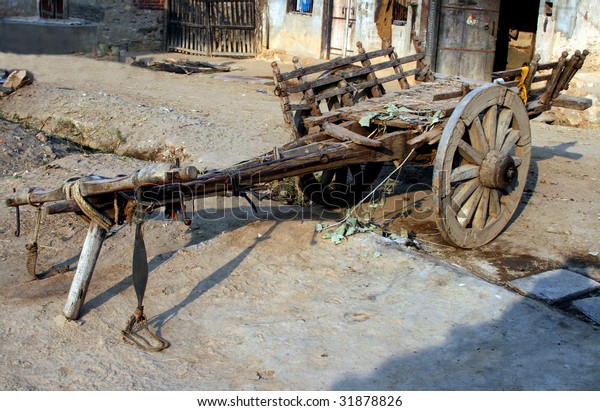 Ancient Bullock Cart India Stock Photo (Edit Now) 31878826