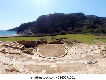 Ancient Carthaea, the ancient theater and remains of an city that flourished in the 6th and 5th c. BC in the island of Kea (or Tzia), in the Cyclades