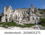 The ancient cave temple of the Nativity of John the Baptist. Divnogorye, Voronezh region, Russia