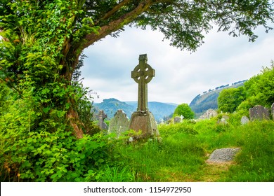 Ancient Celtic Cross In Ireland