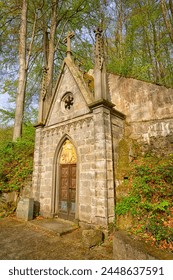 ancient chapel at the ruins of Heisterbach Abbey, Germany
