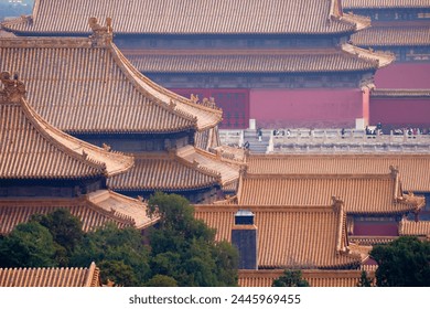Ancient Chinese Architecture, Forbidden City Panorama - Powered by Shutterstock