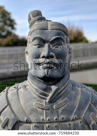 ancient Chinese terracota soldier