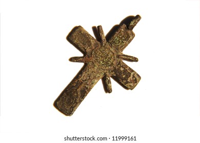 Ancient Christian Cooper Cross (worn On Neck)