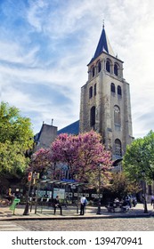 Ancient Church Saint Germain Des Pres, Paris, France