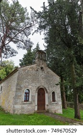 Ancient Church In The Woods Close To Tar, Istria, Croatia.