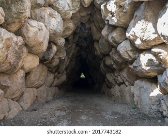 The Ancient City Of Hattusa. Earth Gate Tunnel In Hattusha. CORUM, TURKEY