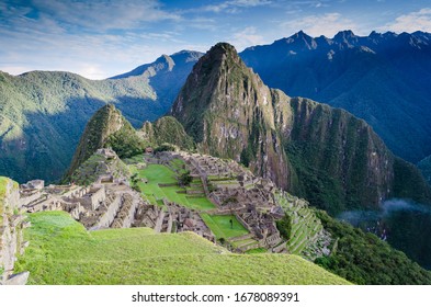 Ancient city of Machu Picchu Peru, Unesco world heritage and declared as one of the new seven wonders of the world.
