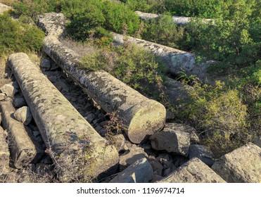 Ancient columns in Akcakecili