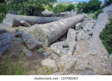 Ancient columns in Yahya Cavus