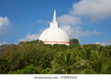 Ancient Dagobah Mahaseyya On Mount Ambasthala (Mango Plateau). Mihintale, Sri Lanka