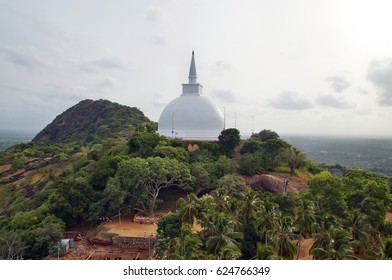 Ancient Dagobah Mahaseyya On Mount Ambasthala (Mango Plateau). Mihintale, Sri Lanka