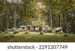 Ancient dolmens also named hunebeds in Emmen the Netherlands