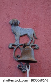 Ancient Door Bell In Dog Shape