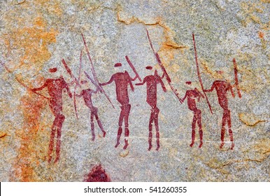 Cave Painting Hunter Images Stock Photos Vectors Shutterstock