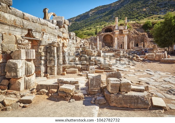 Ancient Efes Efesus City Ruins Turkey Stock Photo Edit Now 1062782732