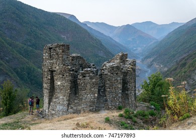 Ancient Fire Tower In Qax, Azerbaijan