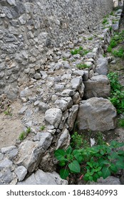 The ancient fortifications, called megalithic walls and datable not before the fifth century