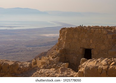 The Ancient Fortress Of Masada In Israel 