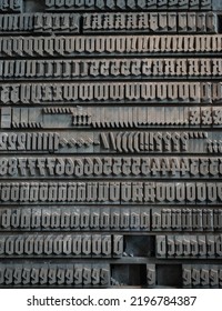 Ancient  German Gothic Movable Type