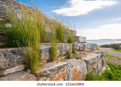 Ancient Greek Theater Of Thorikos In Lavrio, Greece