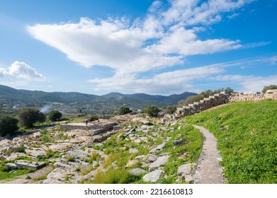 Ancient Greek Theater Of Thorikos In Lavrio, Greece