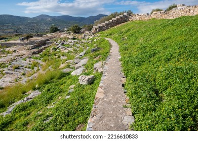 Ancient Greek Theater Of Thorikos In Lavrio, Greece