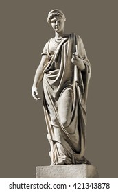 Ancient Hera Sculpture. Hera (identified with Juno by the Romans) is the Olympian Goddess of Marriage, protector of family and married women. Hera is the wife of Zeus, the king of Gods.