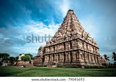 an ancient hindu temple in southern india