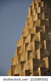 Ancient Iranian Architecture On The Roof Of A Religious Building