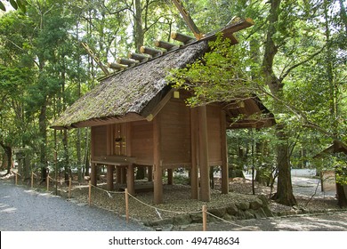 Ancient Japanese Architecture Wooden Building Ise Stock Photo Edit Now 494748634