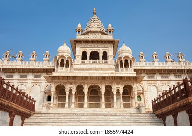 Ancient Jaswant Thada Cenotaph, A Mausoleum For The Kings Of Marwar Dynasty In Jodhpur, Rajasthan, India